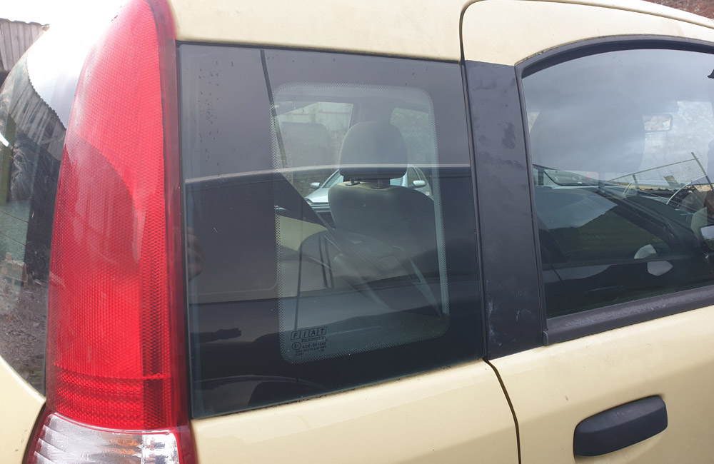 Fiat Panda Dynamic Multijet Quarter window glass driver side rear